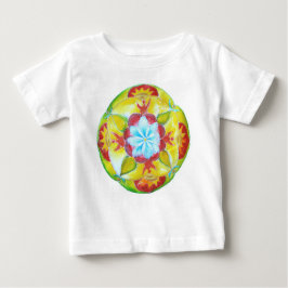 Camiseta De Bebé Mandala Baby Bodysuit