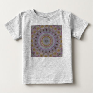 Camiseta De Bebé Mandalá De Rosas Amarillas