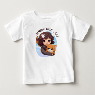 Camiseta De Bebé Manejar con cuidado