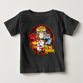Camiseta De Bebé Maneki metalizado