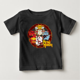 Camiseta De Bebé Maneki metalizado