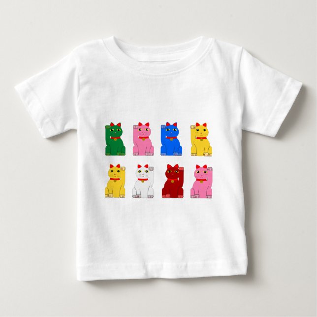 Camiseta De Bebé maneki neko (Anverso)