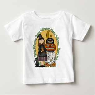 Camiseta De Bebé Manga larga de las invitaciones de las brujas del