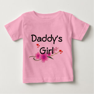 Camiseta De Bebé Manga larga del Chica de papá