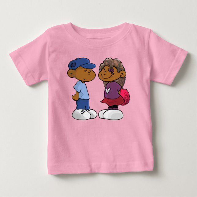 Camiseta De Bebé Mangas Cortas  (Anverso)