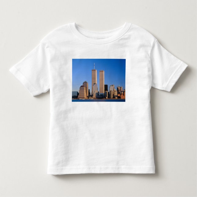 Camiseta De Bebé Manhattan Skyline y Hudson River, Nueva York, 2 (Anverso)