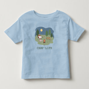 Camiseta De Bebé Maní   Snoopy & Woodstock en el fogón