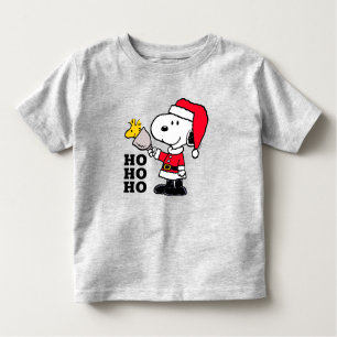 Camiseta De Bebé Maní   Snoopy & Woodstock Ho Ho