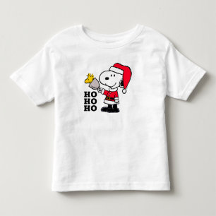 Camiseta De Bebé Maní   Snoopy & Woodstock Ho Ho