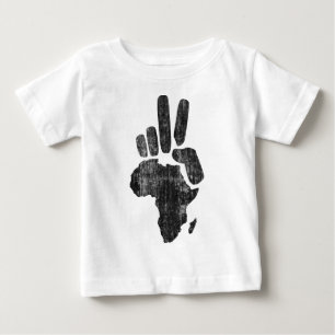 Camiseta De Bebé mano de la paz de Darfur África