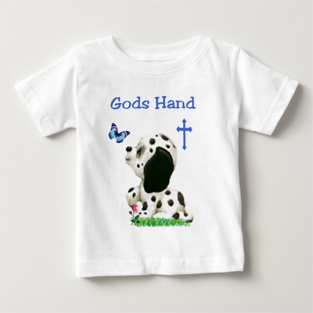 Camiseta De Bebé Mano de los dioses (Anverso)