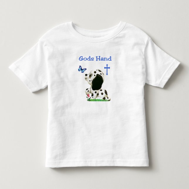 Camiseta De Bebé Mano de los dioses (Anverso)