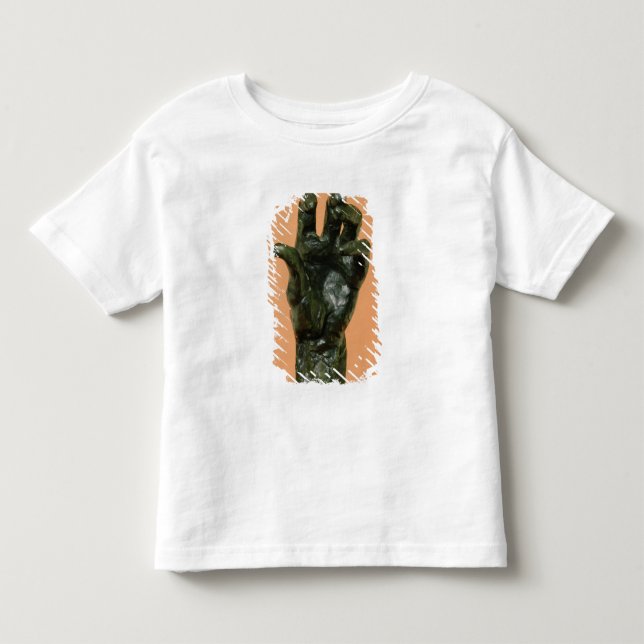 Camiseta De Bebé Mano izquierda grande (bronce) (Anverso)