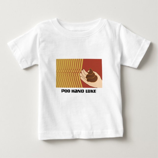 Camiseta De Bebé Mano Lucas (bebé) de Poo (Anverso)