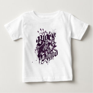 Camiseta De Bebé Mano negra - Collage púrpura