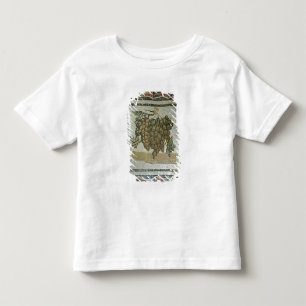 Camiseta De Bebé Manojo de uvas blancas, mosaico romano