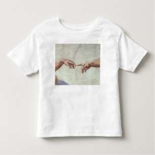 Camiseta De Bebé Manos de dios y de Adán