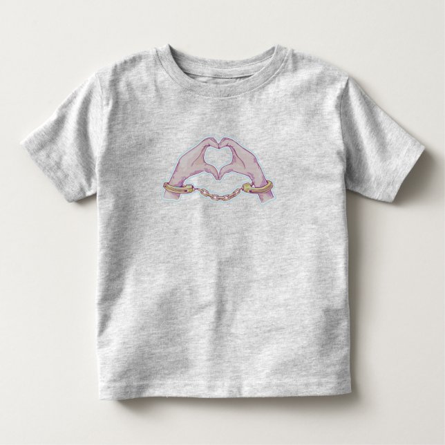 Camiseta De Bebé Manos del corazón Esposas (Anverso)