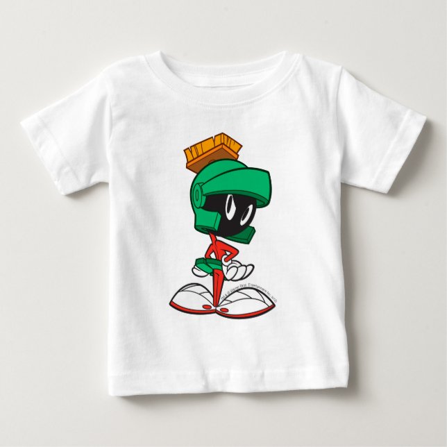 Camiseta De Bebé Manos en caderas MARVIN EL MARCIANO™ (Anverso)