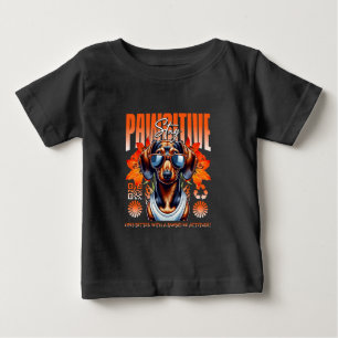 Camiseta De Bebé mantén una actitud positiva