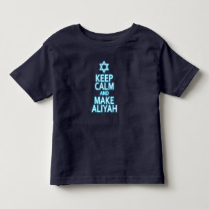 Camiseta De Bebé Mantener La Calle Y Hacer Aliyah