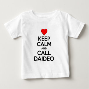 Camiseta De Bebé Mantener la calma del diálogo de llamadas