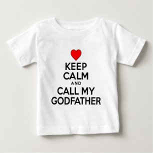 Camiseta De Bebé Mantener la calma llame al padrino