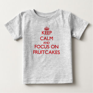 Camiseta De Bebé Mantener la calma y concentrarse en los pasteles d