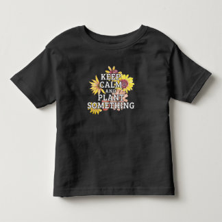 Camiseta De Bebé Mantener la calma y plantar algo - Jardinero