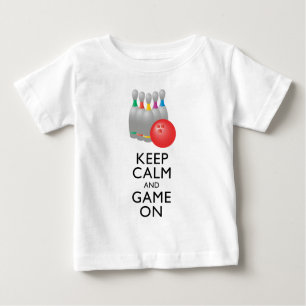 Camiseta De Bebé MANTENGA LA CALMA Y EL JUEGO CONTINUADO - Bolas