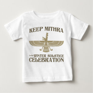 Camiseta De Bebé Mantenga Mithra la celebración del solsticio de
