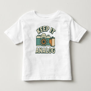 Camiseta De Bebé Manténgalo análogo