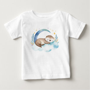 Camiseta De Bebé Mantequilla de bebé en la luna -