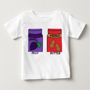 CAMISETA DE BEBÉ MANTEQUILLA DE CAMPO Y VESTIDO DE JELLY