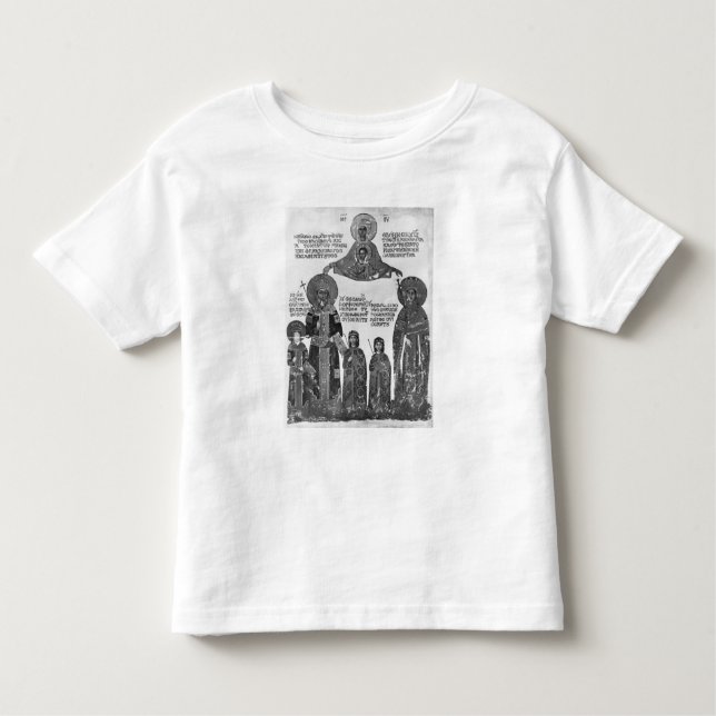 Camiseta De Bebé Manuel Palaeologus protegido por la Virgen María (Anverso)