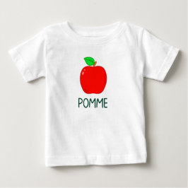 Camiseta De Bebé Manzana