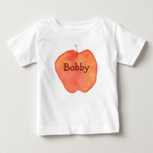 Camiseta De Bebé Manzana (Anverso)