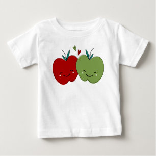 Camiseta De Bebé Manzana corta