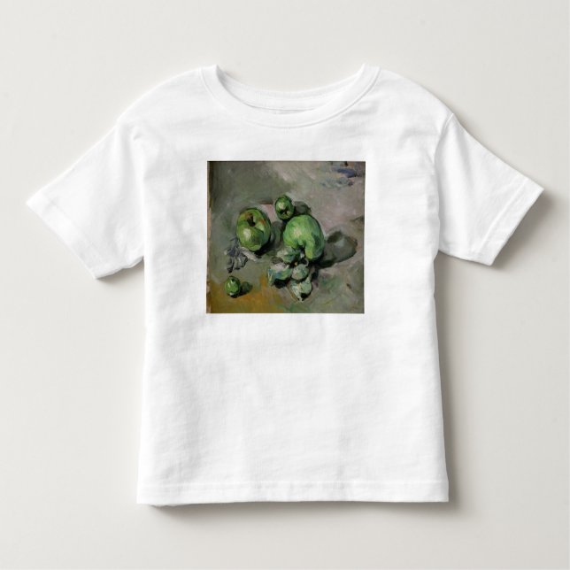 Camiseta De Bebé Manzanas verdes de Paul Cezanne el |, c.1872-73 (Anverso)