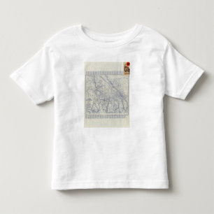 Camiseta De Bebé Mapa auto 2 de los rastros del funcionario 1925 de