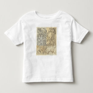 Camiseta De Bebé Mapa compuesto de Arizona, de Nevada, y de Utah