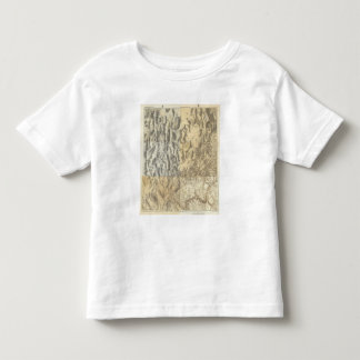 Camiseta De Bebé Mapa compuesto de Arizona, de Nevada, y de Utah