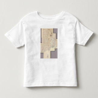 Camiseta De Bebé Mapa compuesto de Rhode Island