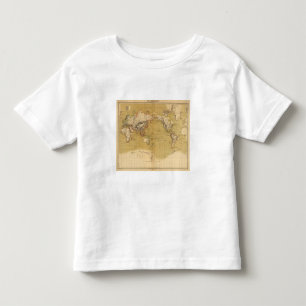 Camiseta De Bebé Mapa continental