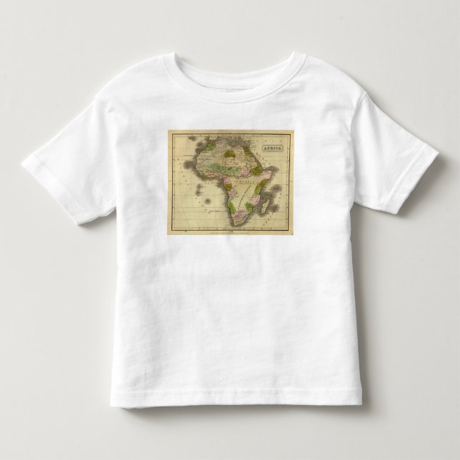 Camiseta De Bebé Mapa de África Olney (Anverso)