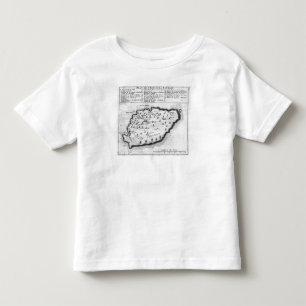 Camiseta De Bebé Mapa de Barbados