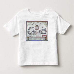 Camiseta De Bebé Mapa de Bermudas