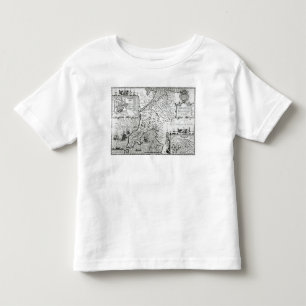 Camiseta De Bebé Mapa de Caernarvon, 1616