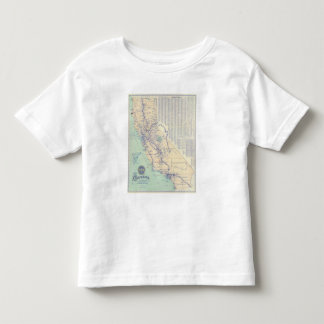 Camiseta De Bebé Mapa de California 4
