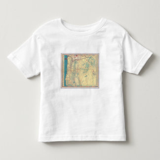 Camiseta De Bebé Mapa de camino de los Estados Occidentales